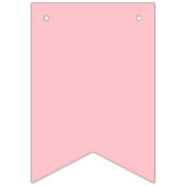 ピンクとバラガールズハッピーバースデー バンティングフラッグ (第1の旗)