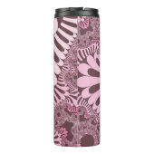 ピンクとバラループ タンブラー (裏面)