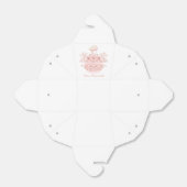 ピンクとバラ華美のベーカーのロゴ フェイバーボックス (折り畳みなし)