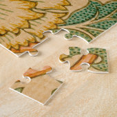 ピンクとバラby William Morris ジグソーパズル (側面)