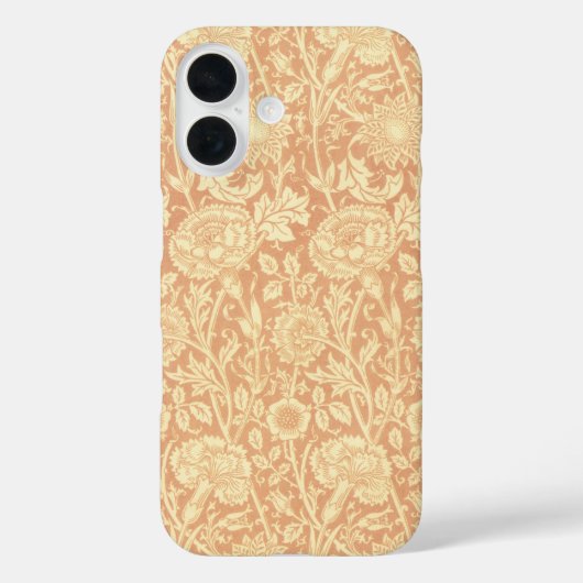 ピンクとバラby William Morris、ヴィンテージの花 Case-Mate iPhoneケース (裏面)