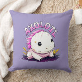 ピンクとパープルのアクソロテパーソナライズされたル クッション (ブランケット)