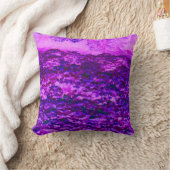ピンクとパープルのクズの蔓 クッション (ブランケット)