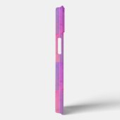 ピンクとパープルの三角 水彩画アート Case-Mate iPhoneケース (裏面 / 右)