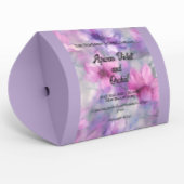 ピンクとパープルの花の石鹸製品ラベル ラベル