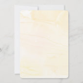 ピンクとパープルの花束 招待状 (裏面)