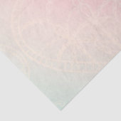 ピンクとパープルの花柄 薄葉紙 (詳細)