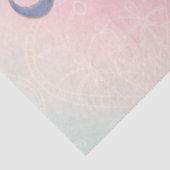 ピンクとパープルの花柄 薄葉紙 (詳細)