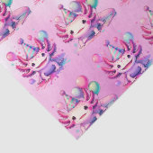 ピンクとパープルアクソロトルガールズバースデーパーティー 薄葉紙 (詳細)