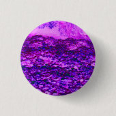 ピンクとパープルクズのつる植物 缶バッジ (正面)