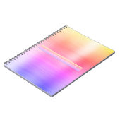 ピンクとパープルフォイルのプロフェッショナル ガーリー ノートブック (左側)