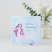 ピンクとパープルマーメイド誕生日ありがとう (スタンド正面)