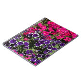 ピンクとパールの花 – スパイラルノートブックBota ノートブック (左側)