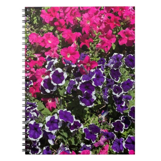 ピンクとパールの花 – スパイラルノートブックBota ノートブック (正面)