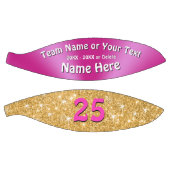 ピンクとフェイク金ゴールドグリッターパーソナライズされたバスケットボール バスケットボール (パネル)