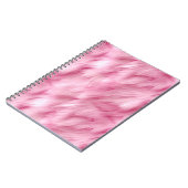 ピンクとフワフワのノート ノートブック (左側)