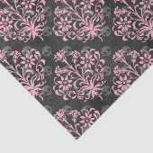 ピンクとブラックのスカルゴシック 薄葉紙 (詳細)