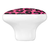 ピンクとブラックのセラミックプルノブ！ セラミックノブ (側面)