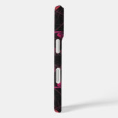 ピンクとブラックのフラクタルデザインのスマホケース Case-Mate iPhoneケース (裏面 / 右)