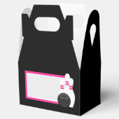 ピンクとブラックのボーリング優先ボックス フェイバーボックス (オープン)