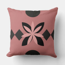 ピンクとブラックの抽象芸術