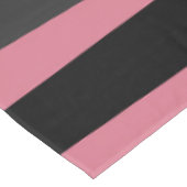 ピンクとブラックの抽象芸術 テーブルクロス (アングル)