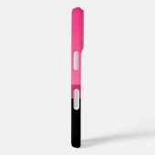 ピンクとブラックの抽象芸術 Case-Mate iPhoneケース (裏面 / 右)
