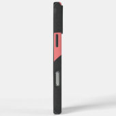 ピンクとブラックの芸術的抽象芸術フラクタル・アート Case-Mate iPhoneケース (裏面 / 右)