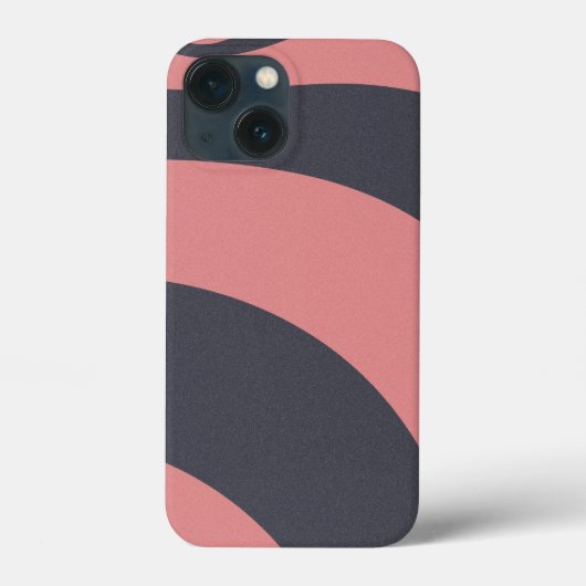 ピンクとブラックの芸術的抽象芸術フラクタル・アート Case-Mate iPhoneケース (裏面)