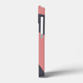 ピンクとブラックの芸術的抽象芸術フラクタル・アート Case-Mate iPhoneケース (裏面 / 左)