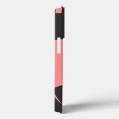 ピンクとブラックの芸術的抽象芸術フラクタル・アート Case-Mate iPhoneケース (裏面 / 右)