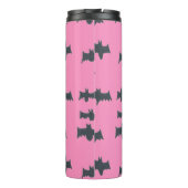 ピンクとブラックハロウィーンこうもり タンブラー (裏面)