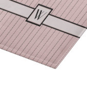 ピンクとブラックピンスリップガラス切断板 カッティングボード (角)