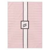 ピンクとブラックピンプリペスタブレクロース テーブルクロス (正面)