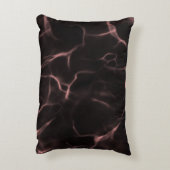 ピンクとブラックマーブルテーマ アクセントクッション (裏面(縦))