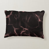 ピンクとブラックマーブルテーマ アクセントクッション (裏面)