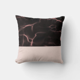 ピンクとブラックマーブルテーマ クッション