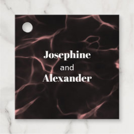 ピンクとブラックマーブルテーマ フェイバータグ