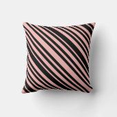 ピンクとブラック クッション (裏面)