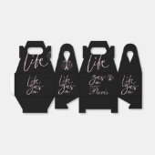 ピンクとブラック・パリ フェイバーボックス (折り畳みなし)