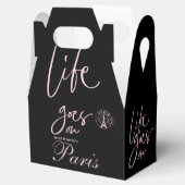 ピンクとブラック・パリ フェイバーボックス (オープン)