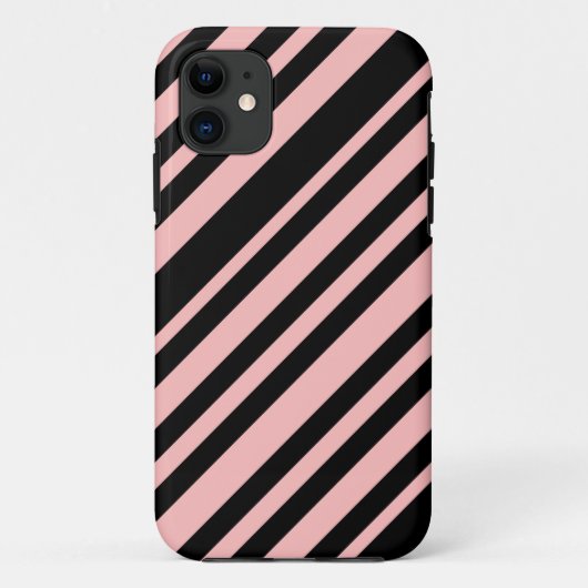 ピンクとブラック Case-Mate iPhoneケース (裏面)