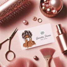 ピンクとブラッシュの色調が特徴的なアフリカ系アメリカ人向けヘアサロン