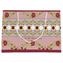 ピンクとブルゴーニュフローラ