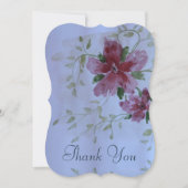 ピンクとブルゴーニュ 招待状 (正面)