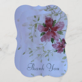 ピンクとブルゴーニュ 招待状