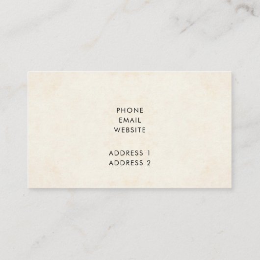 ピンクとブルーかわいらしの花縁どプロフェッショナル 名刺 (裏面)