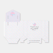 ピンクとブルーが赤ちゃんシャワーを明らかにする フェイバーボックス (折り畳みなし)