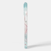 ピンクとブルーのウィムシー Case-Mate iPhoneケース (裏面 / 左)