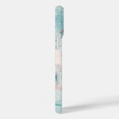 ピンクとブルーのウィムシー Case-Mate iPhoneケース (裏面 / 右)